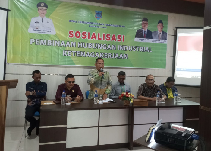 Ciptakan Suasana Harmonis Antara Pekerja Dan Perusahaan, Dinasketrans Lahat Gelar Kegiatan Ini