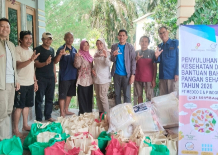 Medco E&P Gelar Penyuluhan Kesehatan dan Salurkan 375 Paket Pangan Sehat di Musi Rawas dan Lahat