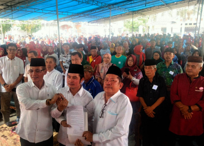 Cabup Lahat Yulius Maulana Dapat Dukungan Ribuan Anggota IK4L