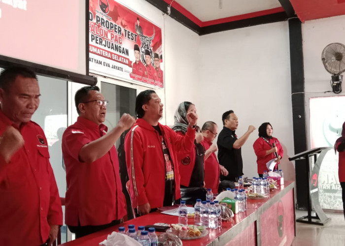 Persiapan “Perang”, DPC PDI Perjuangan Kabupaten Lahat Lakukan Fit and Proper Test Calon Ketua PAC