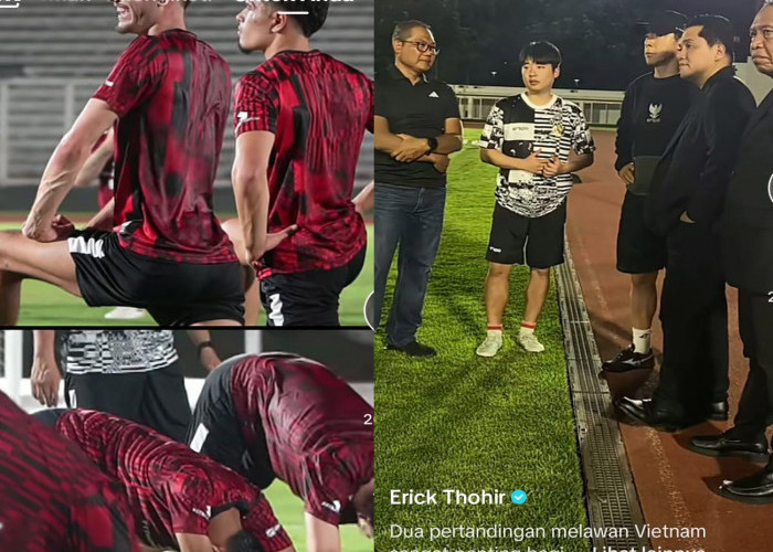 Inilah Harapan Erick Thohir kepada Timnas Indonesia, 2 Pertandingan Terakhir Kualifikasi Piala Dunia 2026