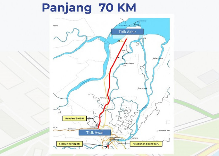 Hutama Karya Telah Mendesain Rancangan Jalan Tol Palembang-Tanjung Api api