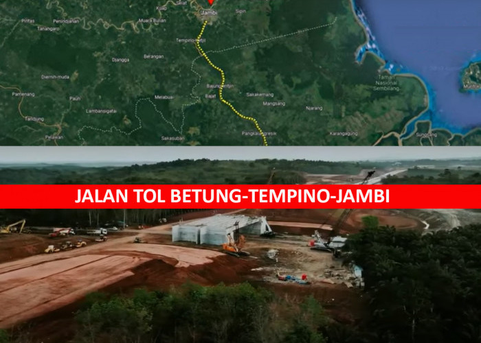 Perkembangan Pembangunan Jalan Tol Betung-Tempino-Jambi dari Hutama Karya
