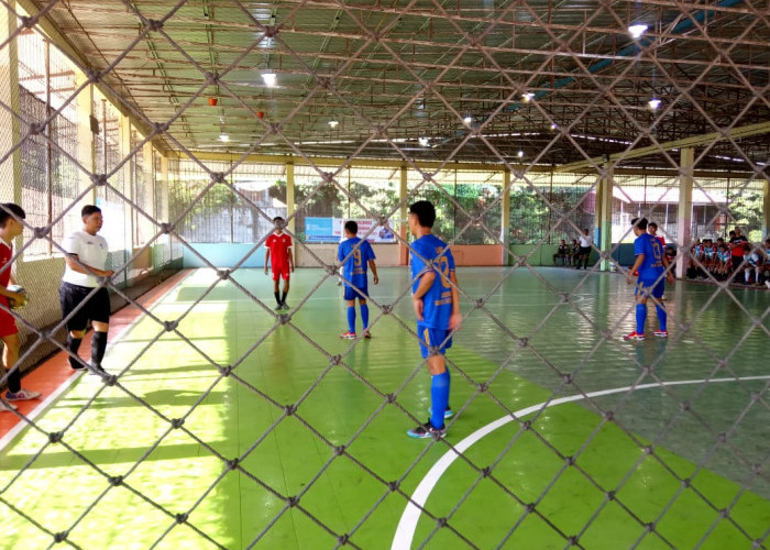 Kalah di pertandingan Pertama,Tim Futsal Kabupaten Lahat Tetap Optimis Raih Emas
