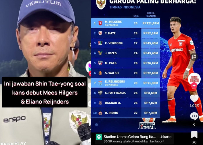 STY Siap Mainkan 2 Pemain Baru, Mees Hilgers dan Eliano Reijnders, Kualifikasi Piala Dunia 2026