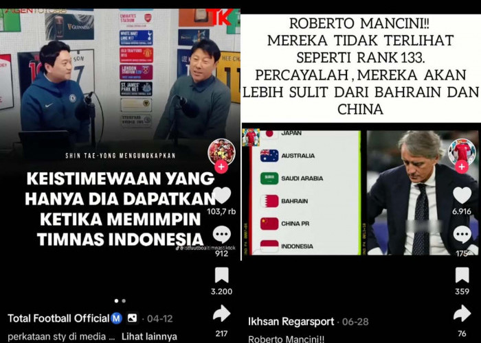 Masa Depan Cerah Shin Tae Young, Roberto Mancini Malu, Indonesia vs Arab Saudi, Kualifikasi Piala Dunia 2026