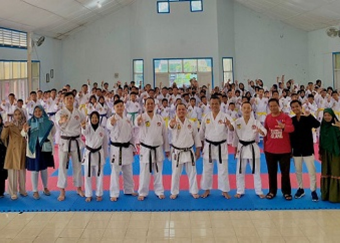 139 Karateka Lemkari Lahat Ikuti Ujian Kenaikan Tingkat