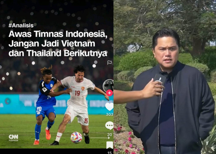 Erick Thohir Tidak Rela Indonesia Gagal, Senasib Thailand dan Vietnam, Kualifikasi Piala Dunia 2026