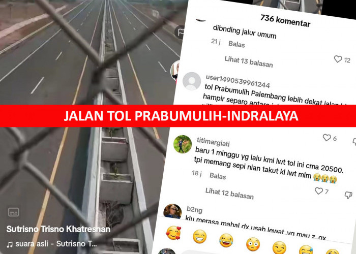 Jalan Tol Prabumulih-Indralaya Sepi, Sutrisno Merekam Lewat Hpnya Sudah 5 Menit Belum Ada Mobil Melintas