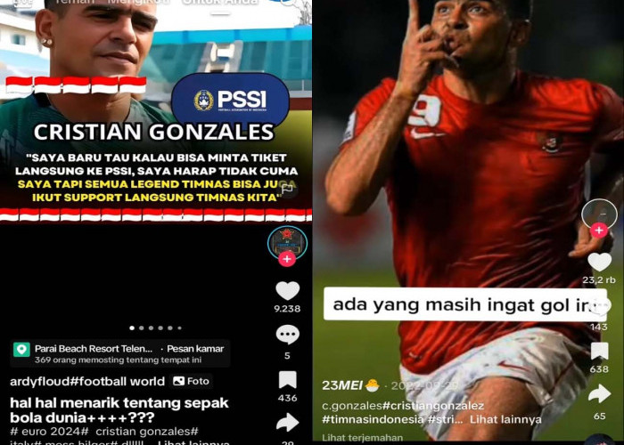 Pengakuan Cristian Gonzales, PSSI Beri Tiket Gratis, Pemain Indonesia, Kualifikasi Piala Dunia 2026