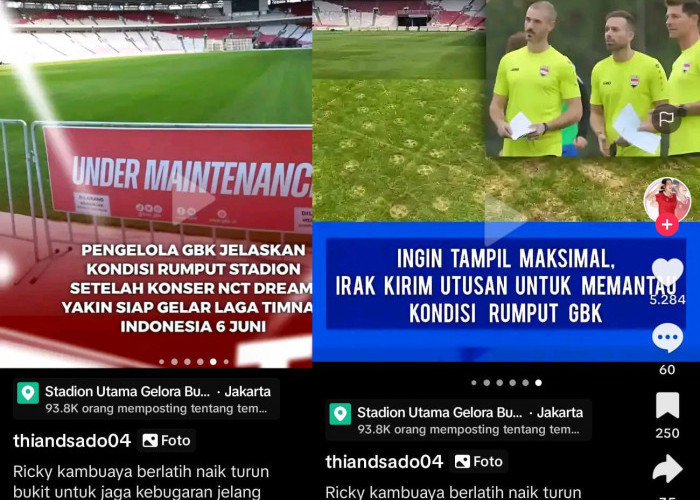 Irak Panik Lawan Indonesia Kualifikasi Piala Dunia, Langsung Utus Tim Tinjau Kondisi Rumput GBK Jakarta
