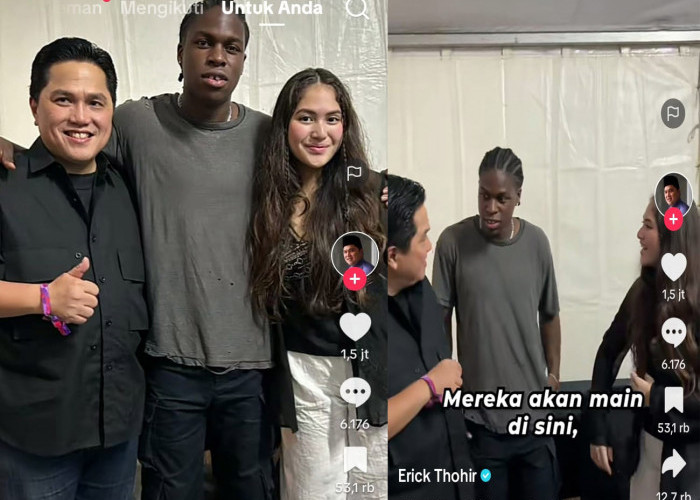 Sibuk Urus Timnas Indonesia, Ketua PSSI Erick Thohir Luangkan Waktu Bersama Keluarga Temui Daniel Caesar