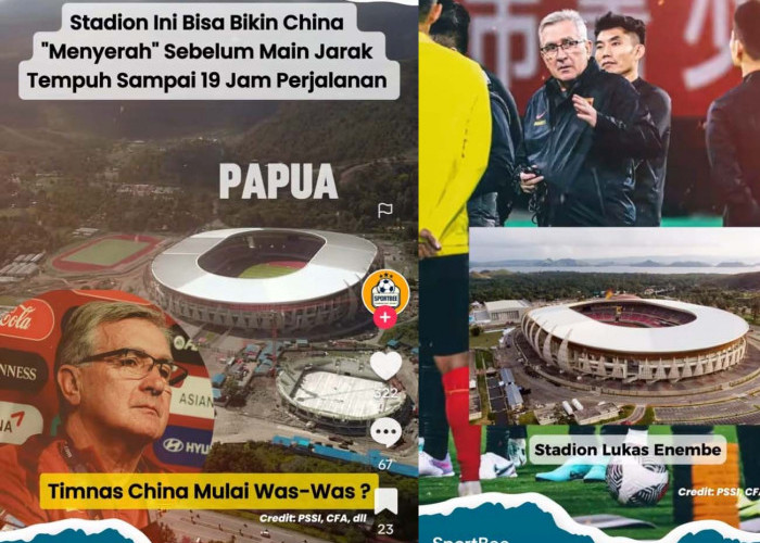 China Menyerah Lawan Indonesia, Erick Thohir Siapkan Stadion Papua, Kualifikasi Piala Dunia 2026