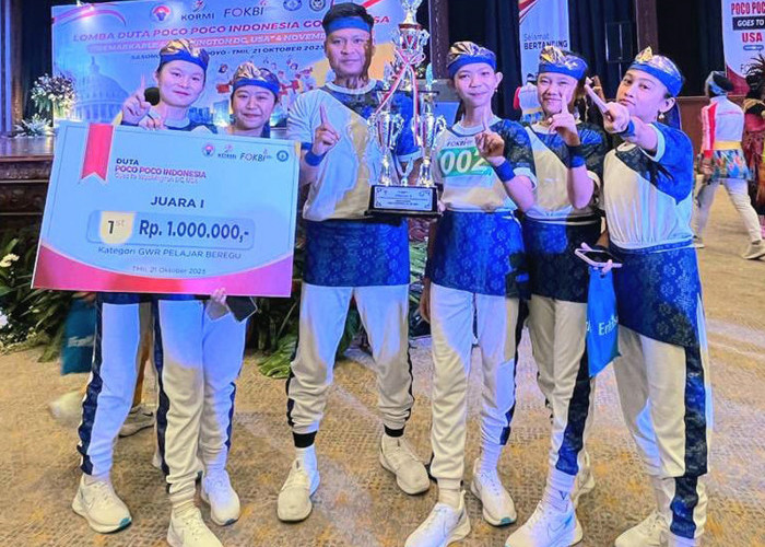 SMP Santo Yosef Tarakanita Lahat Raih Juara 1 Poco-Poco GWR Pelajar Grup Tingkat Nasional di Jakarta
