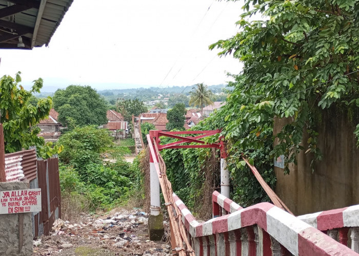 Potret Suram Salah Satu Jembatan Ikonik Kabupaten Lahat Yang Kini Kian Terlupakan