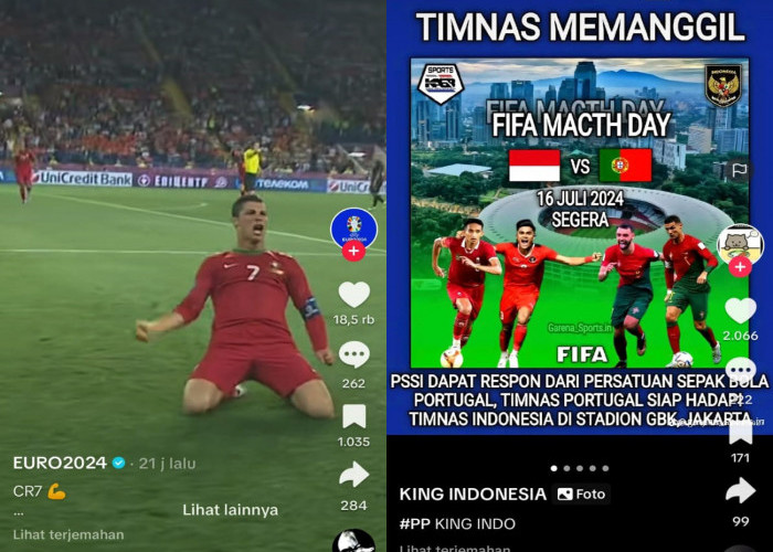 Cristiano Ronaldo ke Indonesia, FIFA Setujui Timnas Indonesia vs Portugal, Erick Thohir Jalin Kerja Sama