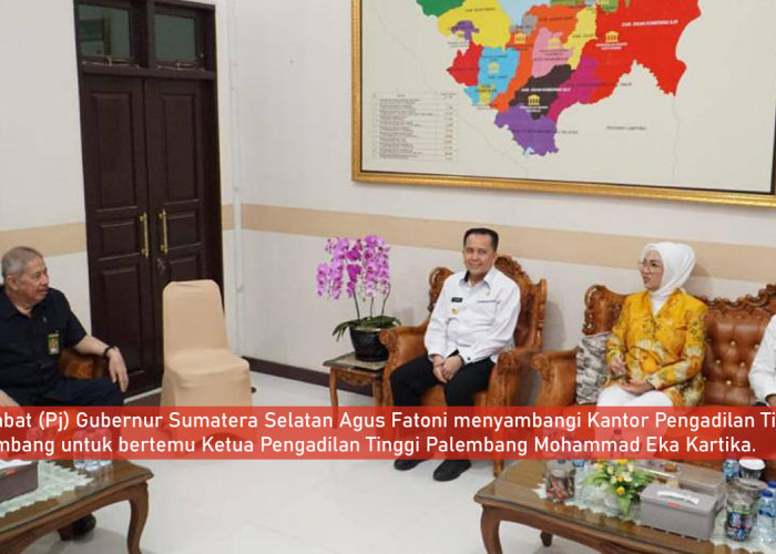 Agus Fatoni Temui Ketua Pengadilan Tinggi Palembang Bahas Situasi Keamanan dan Ketertiban di Sumsel