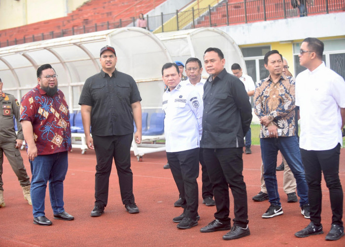 Pj Gubernur Elen Setiadi Dampingi Menpora RI Tinjau Fasilitas Olahraga di Jakabaring Sport City