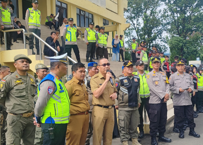 Polres Lahat Kawal Pengamanan Unjuk Rasa Forum Honorer, Ini Tuntutannya