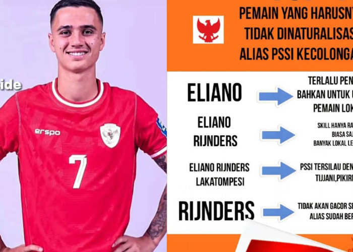 Anggap PSSI Kecolongan, Bandingkan Eliano Reijnders Pemain Lokal, Kualifikasi Piala Dunia 2026