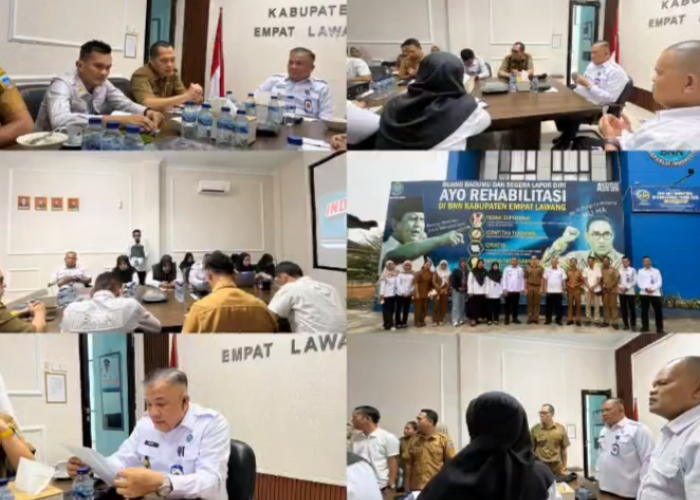 BNNK Empat Lawang Terima Audiensi Kesbangpol Lahat, Bahas Penyusunan RAD P4GN Tahun 2027
