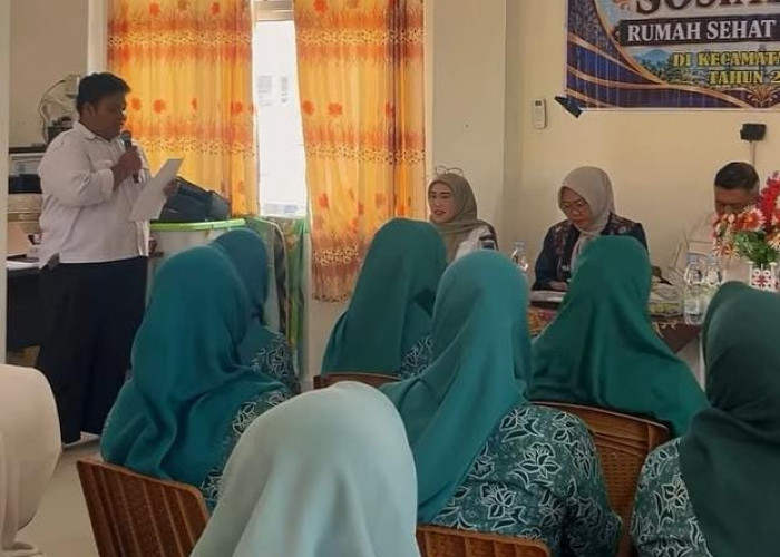 Puskesmas Jarai Sosialisasikan Rumah Sehat Layak Huni kepada Masyarakat