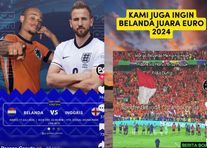 Nobar Belanda vs Inggris, Semi Final Euro 2024, Tim Pusat, Kualifikasi Piala Dunia 2026