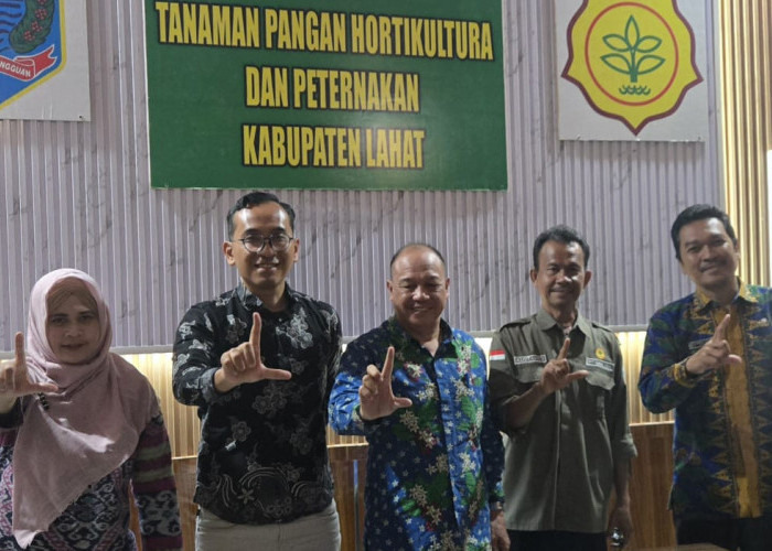 Dinas Tanaman Pangan Hortikultura dan Peternakan Lahat Kedatangan Peneliti dari Universitas Indonesia