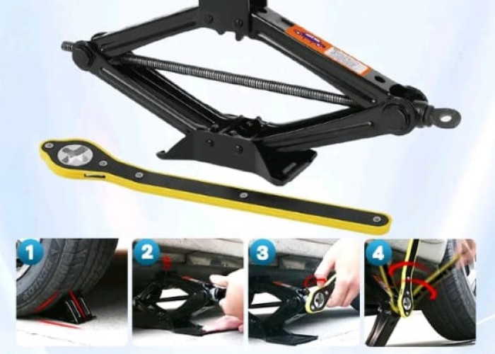 Liburan Nataru, Dongkrak Murah 3 Ton Atasi Pecah Ban Kempes, Peralatan Mobil dan Motor