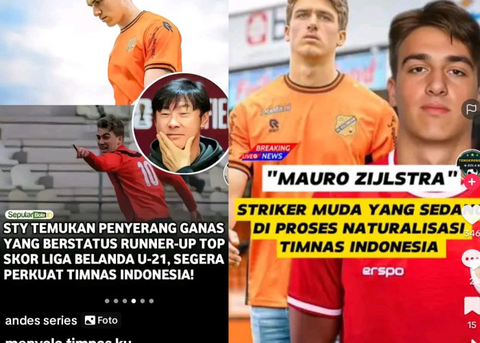 STY Dapat Penyerang Ganas, Mauro Zijlstra, Pemain Keturunan Bandung, Kualifikasi Piala Dunia 2026