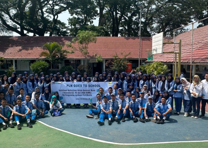 Kenalkan Layanan PLN Super Canggih dan Sadari Bahaya Listrik, PLN Lahat Goes to School di SMAN 1 Lahat