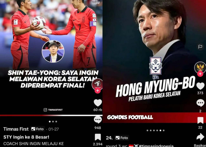 Indonesia Bertemu Korea Selatan Perempat Final, Shin Tae Young vs Hong Myung-Bo, Kualifikasi Piala Dunia 2026