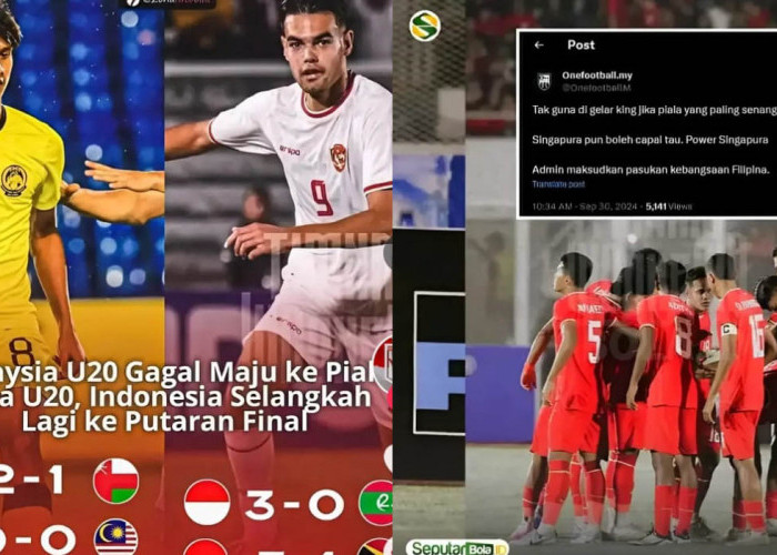 Ini Cara Malaysia Hibur Diri, Unggulkan Piala AFF, Indonesia Lolos Piala Asia U-20, Piala Dunia 2026