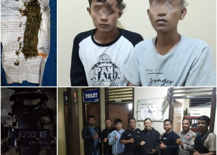 Gagal Edarkan Narkoba di Singapure, Dua Pemuda Kota Pagar Alam Terciduk Polisi
