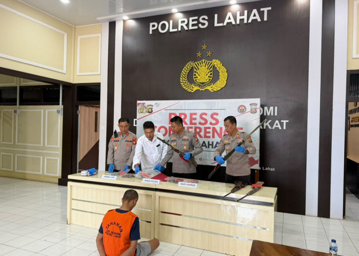 Polres Lahat Sampaikan Hasil Operasi Senjata Api Tahun 2026