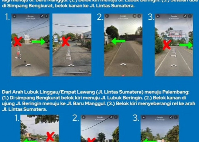 Rute Jalan Alternatif Bagi Pengguna Jalan Lintas Sumatera Selama Pawai Pembangunan Lahat