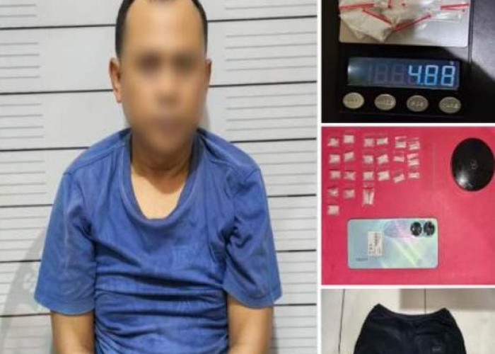 Polres Lahat Bongkar Sarang Sabu, Pria 49 Tahun Diciduk dari Dalam Rumah