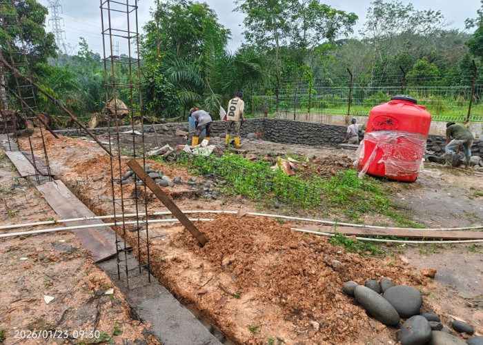 Pembangunan Dapur Makan Bergizi Gratis (MBG) Bhayangkara III Polres Lahat, Dapur MBG ke-3 di Bunga Mas