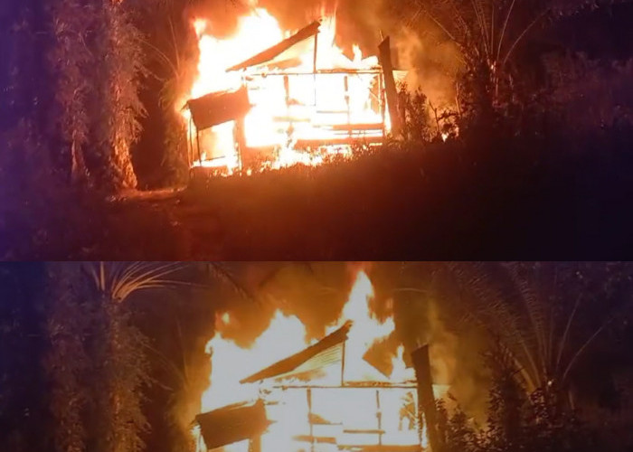 Kebakaran Rumah Kayu di Gang Lincir Pagar Agung Lahat, Listrik Sempat Padam Sebentar