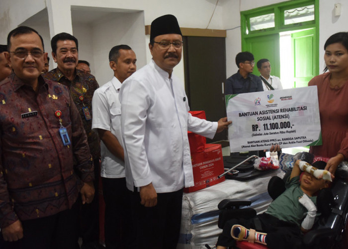 Pemprov Sumsel Dapat Bantuan Buffer Stock Kesiapsiagaan Penanggulangan Bencana dari Kemensos RI