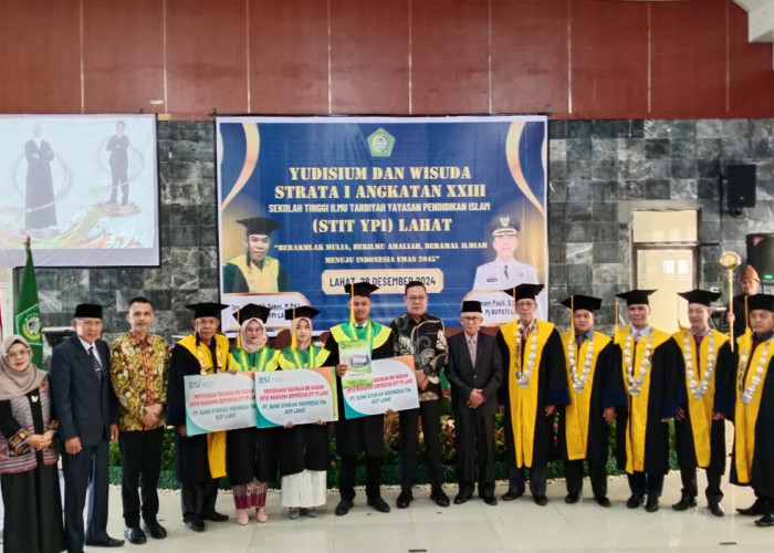 STIT YPI Lahat Wisuda 36 Mahasiswa Mahasiswi Strata 1 Angkatan XXIII Tahun 2024, Siapkan 3 Prodi Baru