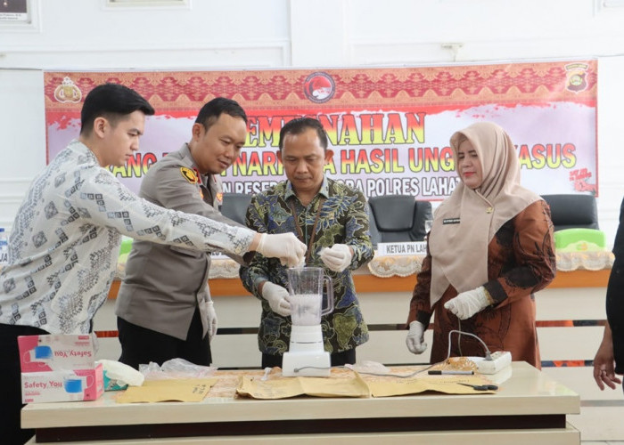 Pemusnahan Barang Bukti Narkoba Jenis Sabu Sebanyak 268,18 Gram, Estimasi Harga Rp1 Juta per Gram