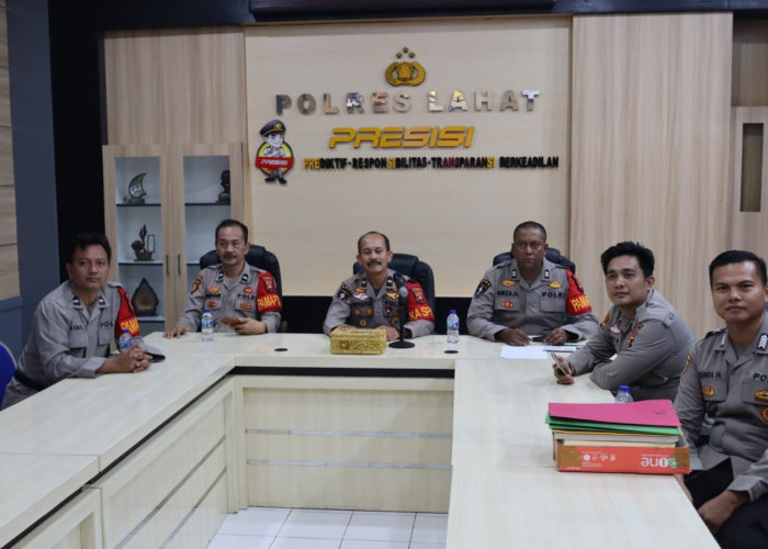 Zoom Pemahaman dan Keterampilan Pejabat Pamapta dan SPKT Polres Lahat