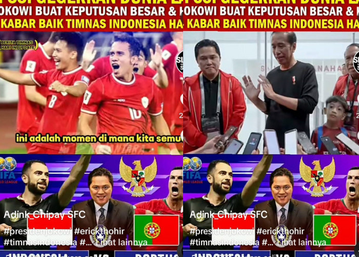 Presiden Jokowi: Hadiah Ulang Tahun Erick Thohir, Timnas U-23 Indonesia Sukses Juara 4 Piala Asia U-23 2024
