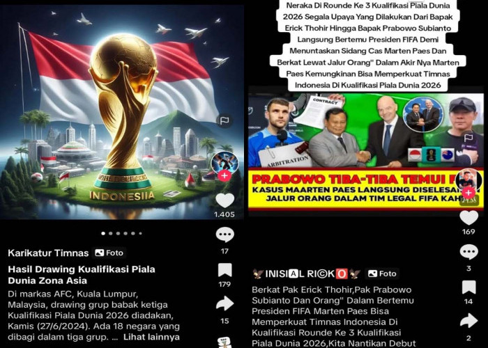 Giliran Indonesia Angkat Trofi Piala Dunia, Prabowo Lobi Presiden FIFA, Lolos Kualifikasi Pildun 2026