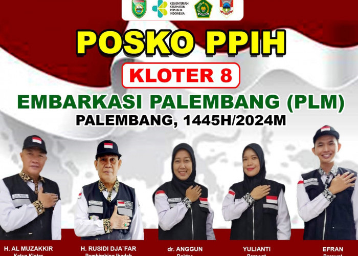 Rusidi Dja’far Mantan Kepala Kantor Kemenag Lahat Jadi Pembimbing Haji Kloter 8 Embarkasi Palembang