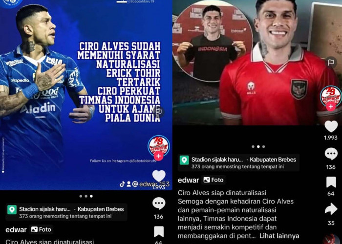 Indonesia Datangkan Pemain Brasil, Penyerang Andalan Depan, Ciro Alves, Kualifikasi Piala Dunia 2026