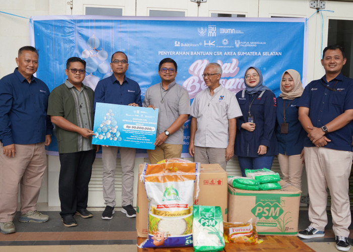 Bukit Asam (PTBA) Bersama Tiga BUMN, Wujudkan Natal Penuh Kasih di Sumsel