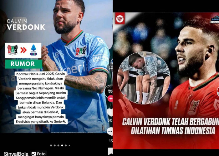 Calvin Verdonk Gabung Serie A Italia, Pemain Indonesia-Belanda, Kualifikasi Piala Dunia 2026