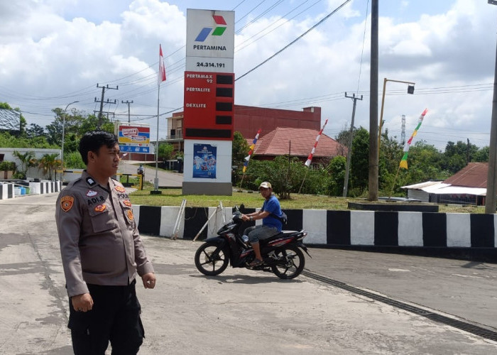 Polsek Kota Lahat Laksanakan Patroli Antisipasi Kejahatan 3C di Sejumlah Titik Rawan